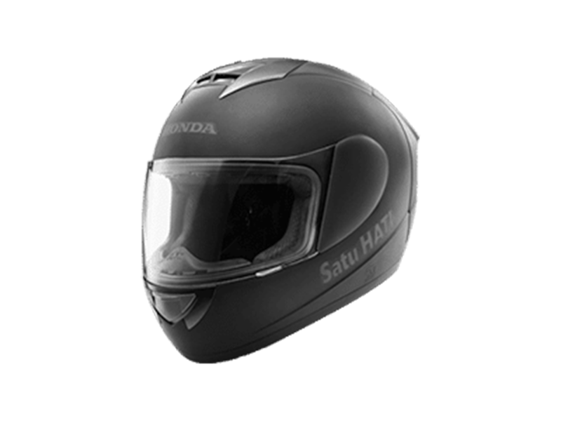 Honda Black Mono Helmet