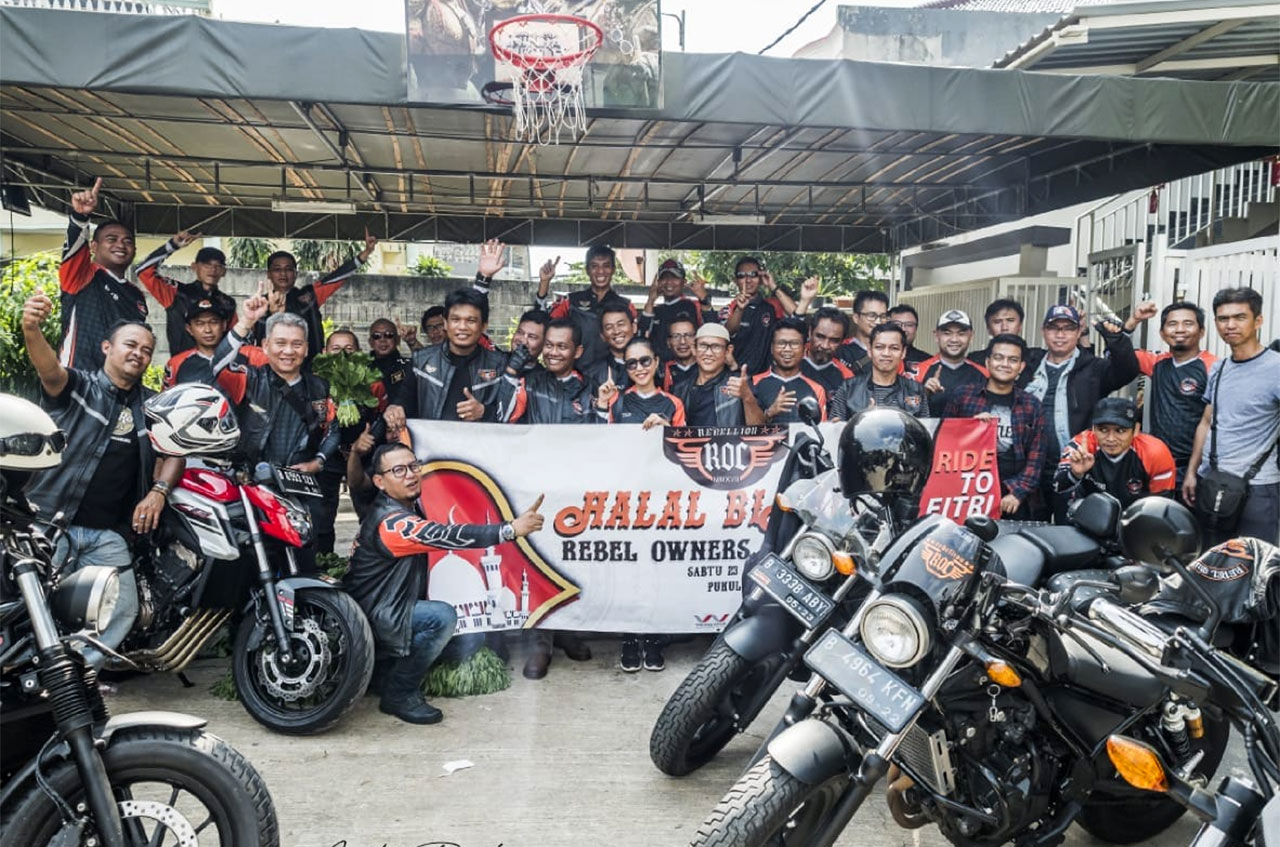 Halal Bihalal Ala Komunitas Honda Rebel