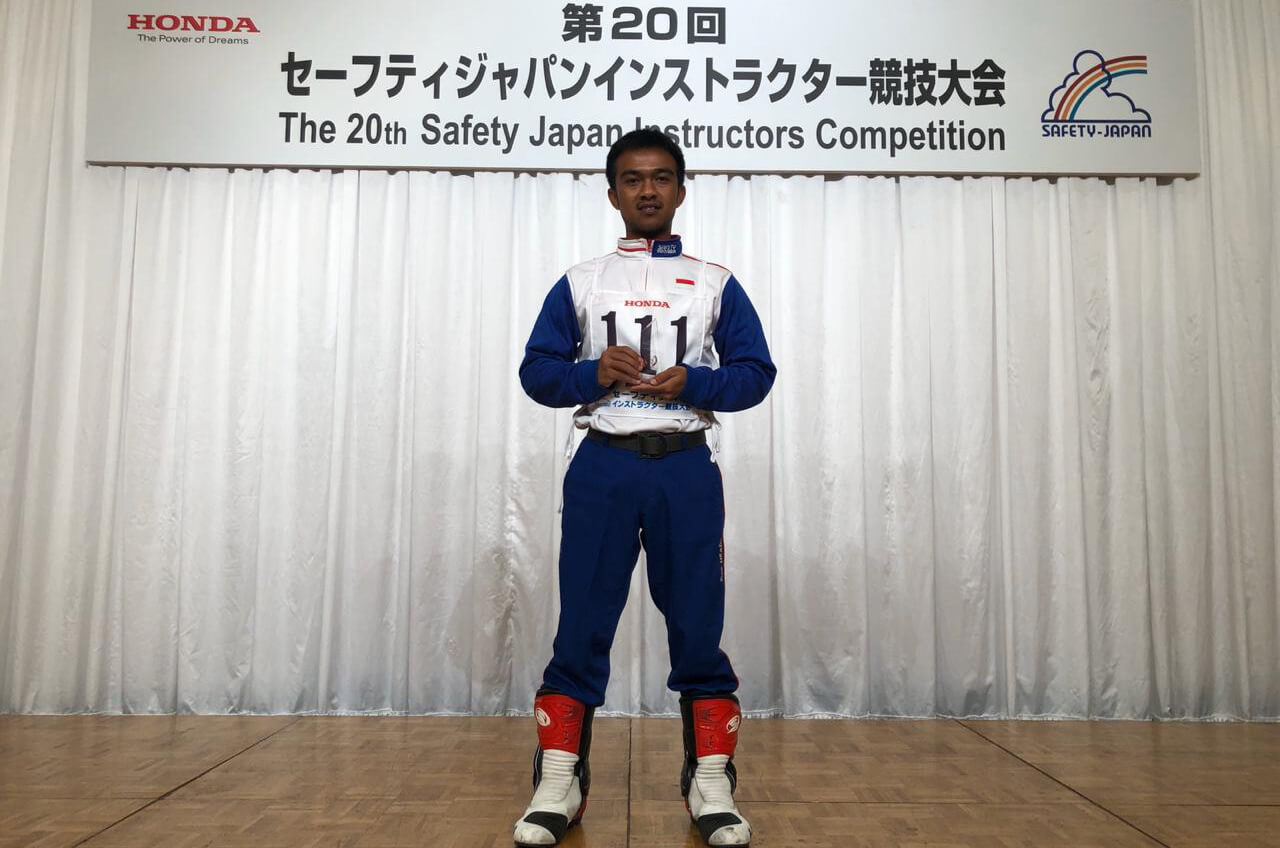 Menang Kompetisi Di Jepang, Instruktur Safety Riding Wahana ‘Bermimpi’