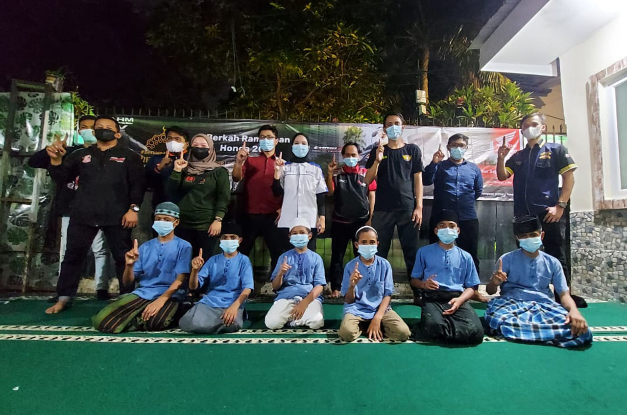Penghujung Ramadhan, Komunitas Honda Tebar Kebaikan