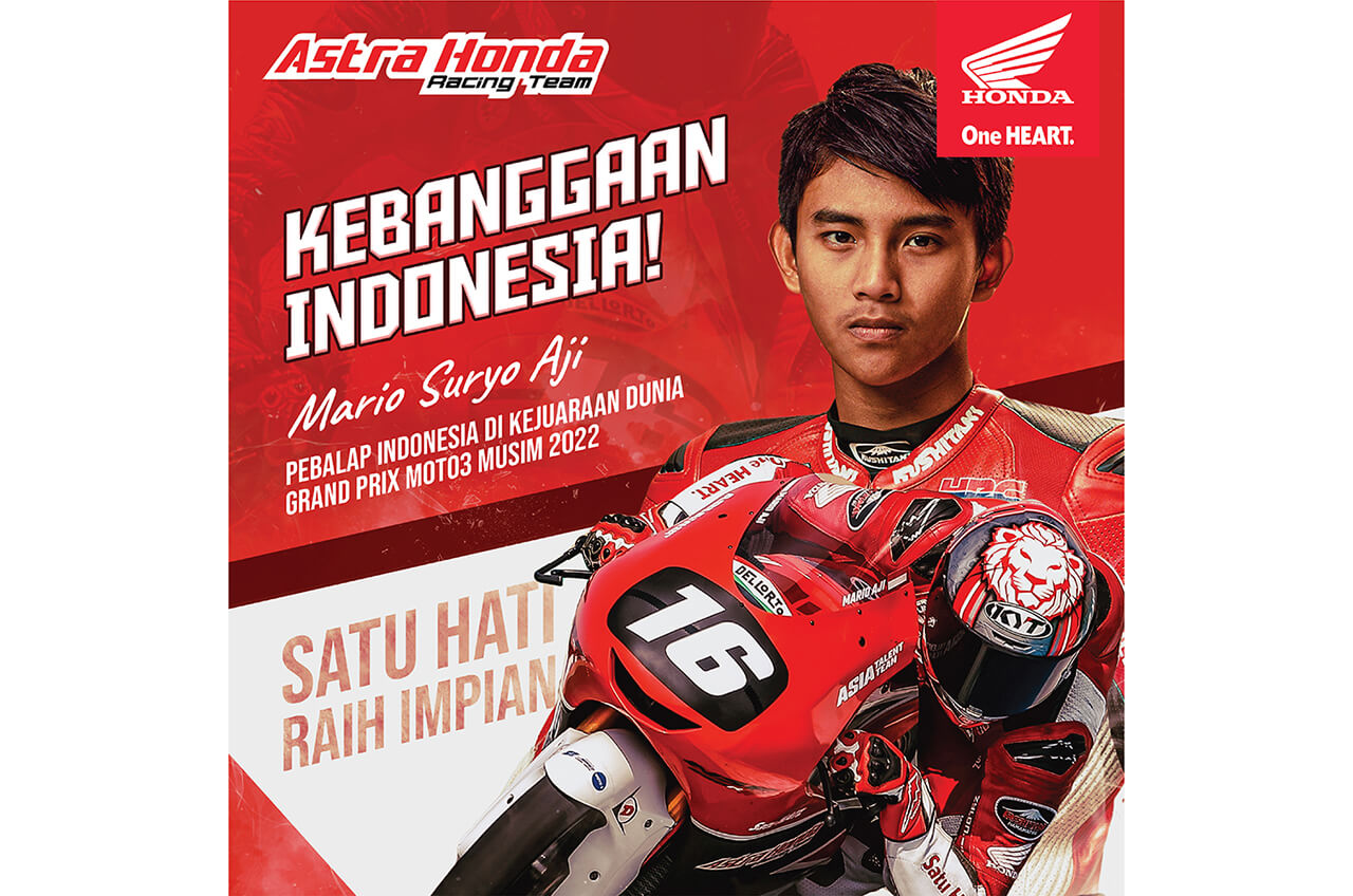 Tunggu Aksinya, Pebalap Astra Honda Mario Aji Bakal Balap Semusim Penuh Di GP Moto3 2022