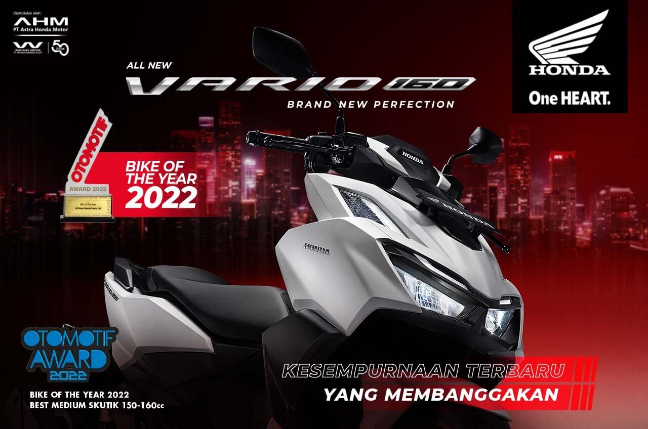 All New Honda Vario160 Sabet Gelar Motor Terbaik Di Indonesia
