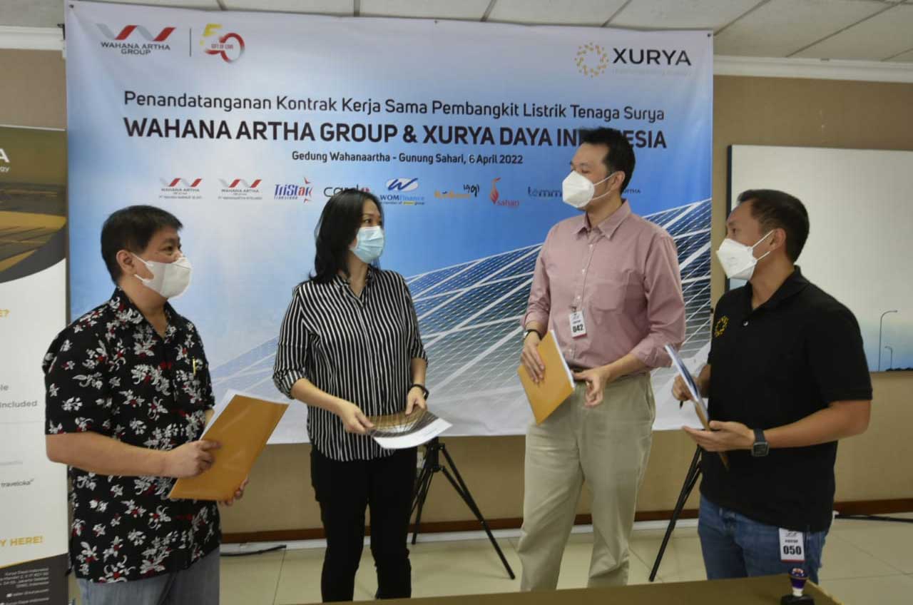 Berkomitmen Untuk Melestarikan Lingkungan, Wahana Artha Group Beralih Menggunakan PLTS Atap