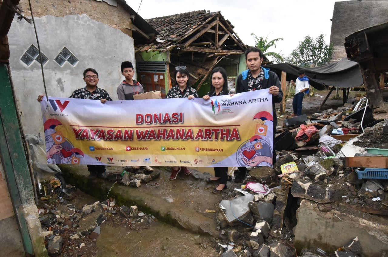 Gempa Cianjur, Yayasan Wahana Hadir Hapus Air Mata Pengungsi