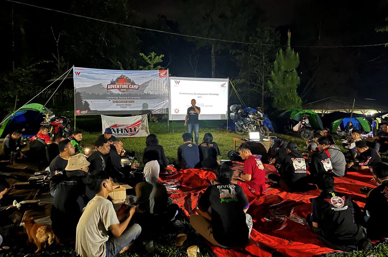 Jelang Ramadhan, Komunitas Honda Silahturahim Sambil Kemah
