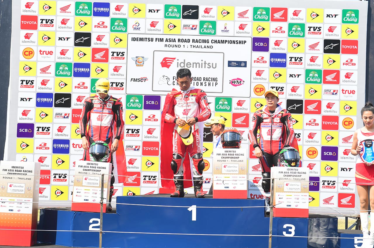Rheza Danica Persembahkan Kemenangan Sempurna Untuk Astra Honda Racing Team Di ARRC Buriram