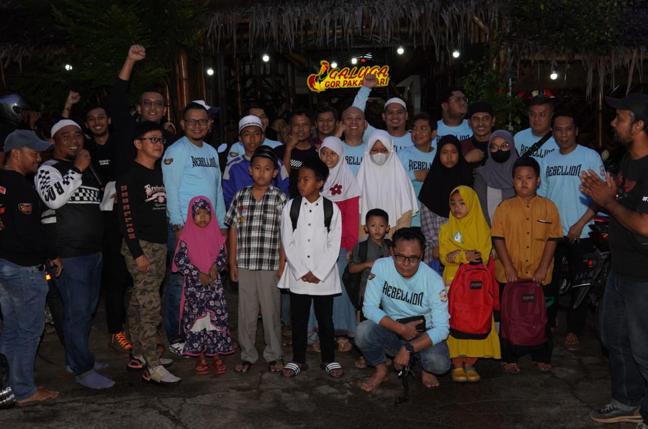 Tebar Kebahagian Ramadhan, Komunitas Honda Beri Santunan
