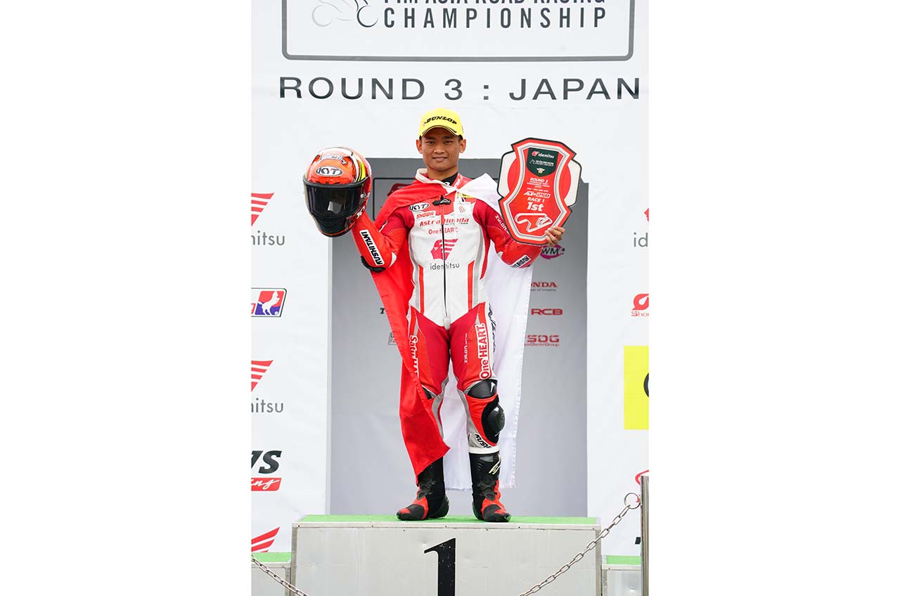 Lanjutkan Trend Podium, Rheza Juara Di Race Pertama ARRC Jepang	