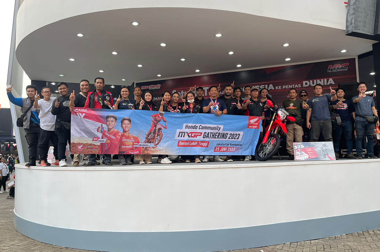 Pecinta Motorcross Honda Kumpul Di Momen Spesial Jakarta Fair