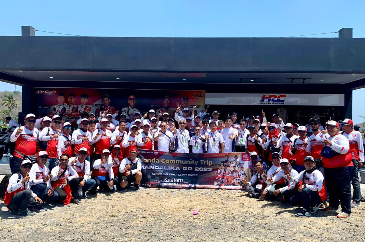 70 Komunitas Honda Indonesia, Beruntung Saksikan MotoGP Mandalika