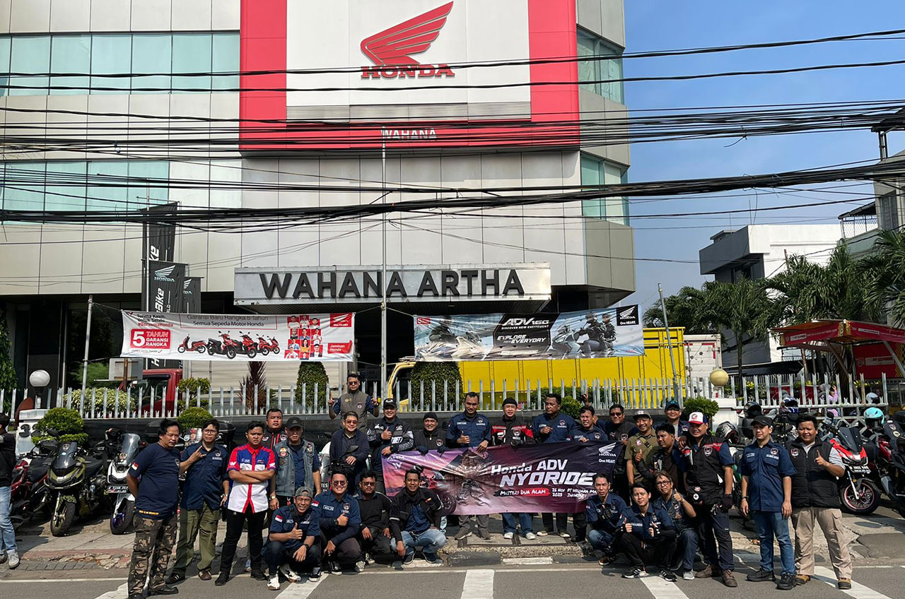 Horor Rasa Asyik, Wahana Ajak Komunitas Motor Honda ADV Kumpul Bareng