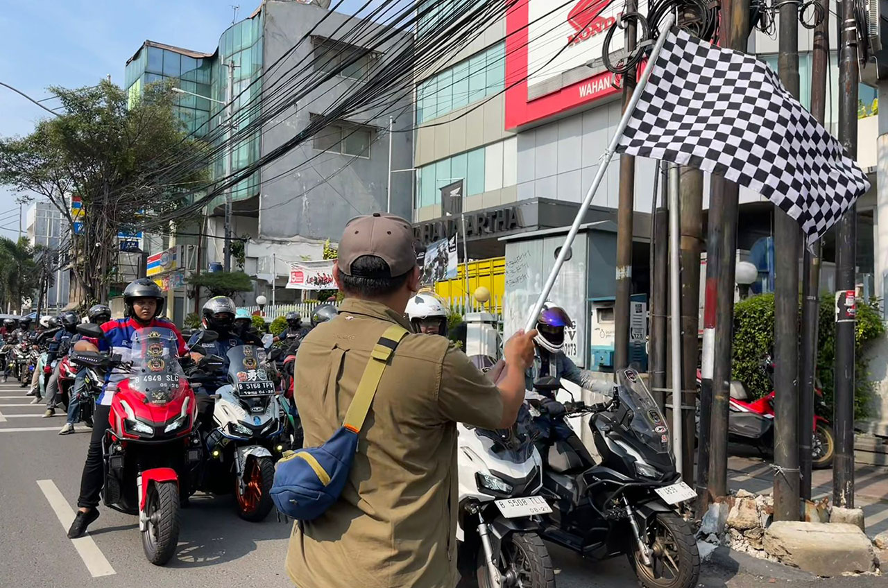 Horor Rasa Asyik, Wahana Ajak Komunitas Motor Honda ADV Kumpul Bareng