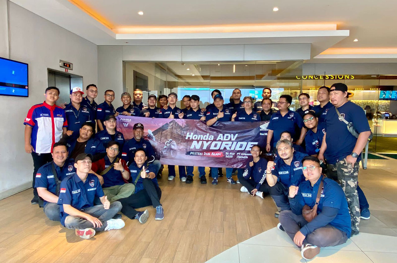 Horor Rasa Asyik, Wahana Ajak Komunitas Motor Honda ADV Kumpul Bareng