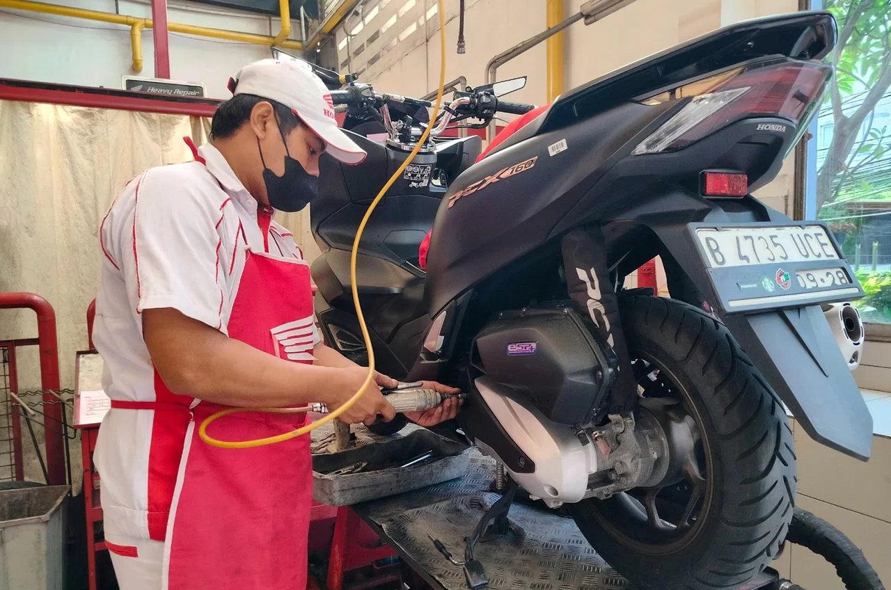 Hampir 3,5 Juta Motor Honda Servis Di Bengkel AHASS Jakarta-Tangerang Tahun 2023