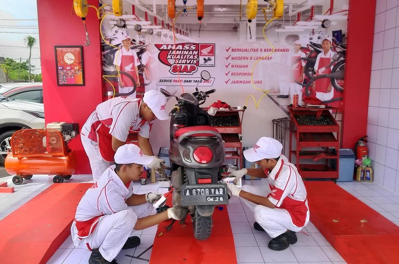 Mulai Hari Ini, Pemudik Motor Dapat Nikmati Beragam Fasilitas Bale Santai Honda Di Serang