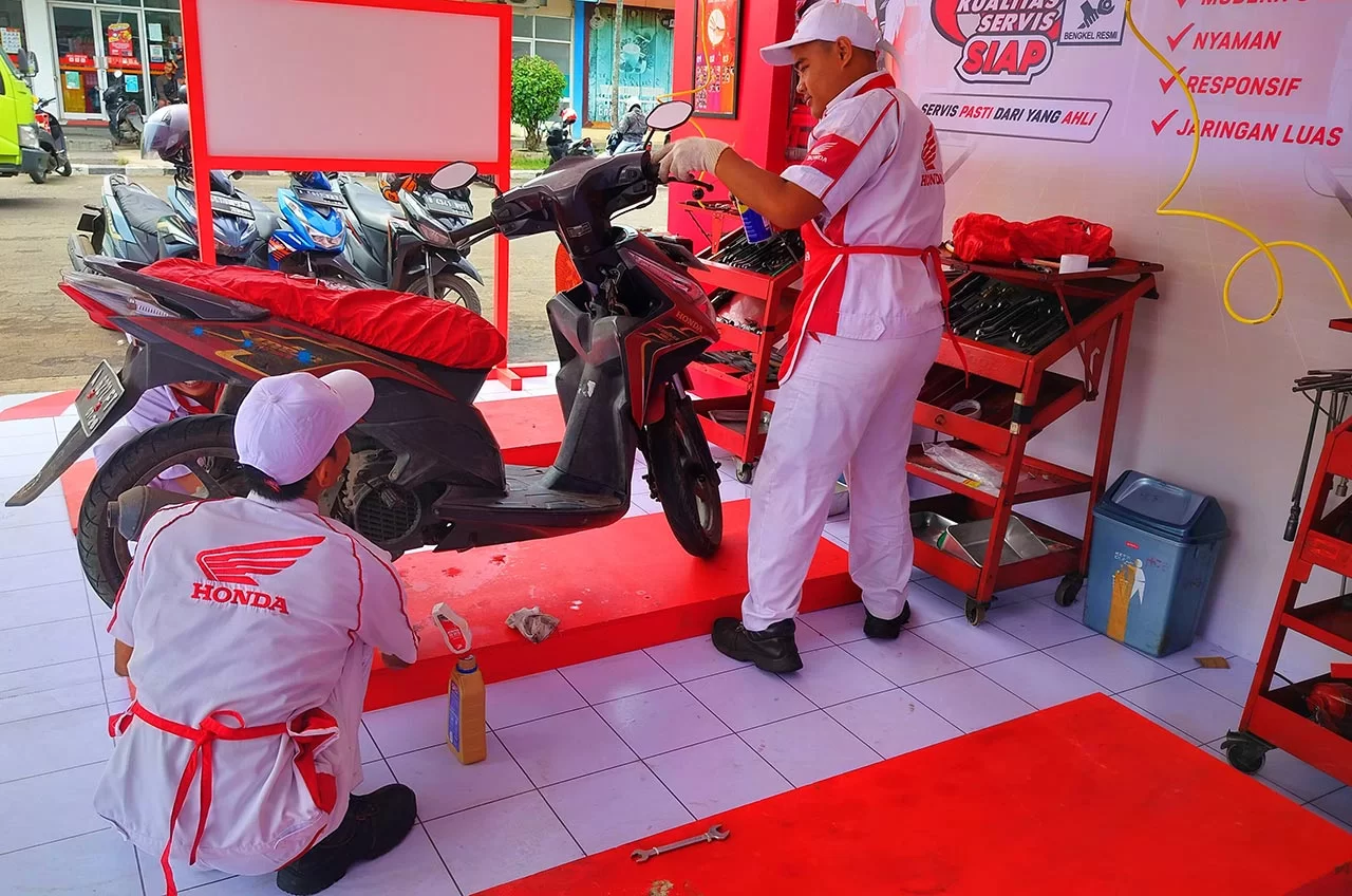Lampaui Target, Hampir 1.300 Pemudik Kunjungi Bale Santai Honda Di Serang