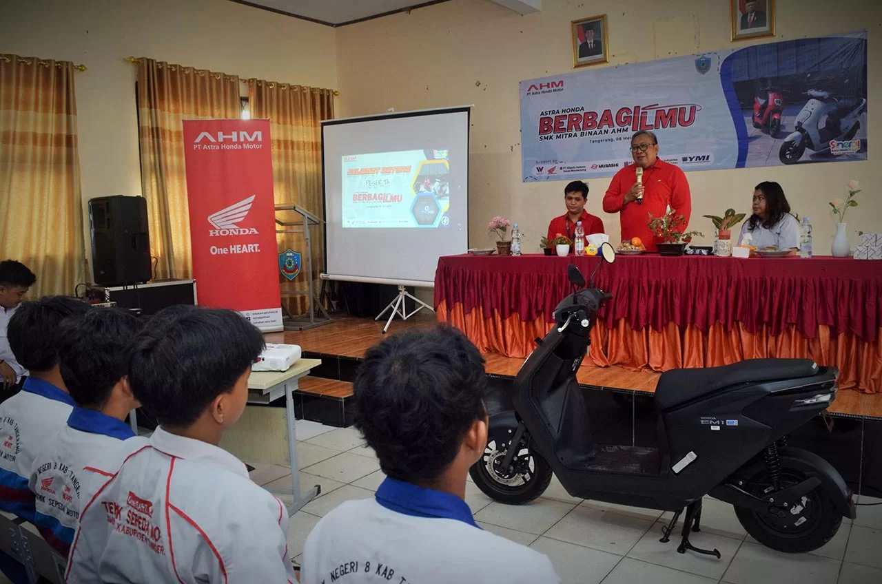 AHM Dan Wahana Makmur Sejati Edukasi Motor Listrik Ratusan Pelajar SMK Di Jakarta-Tangerang