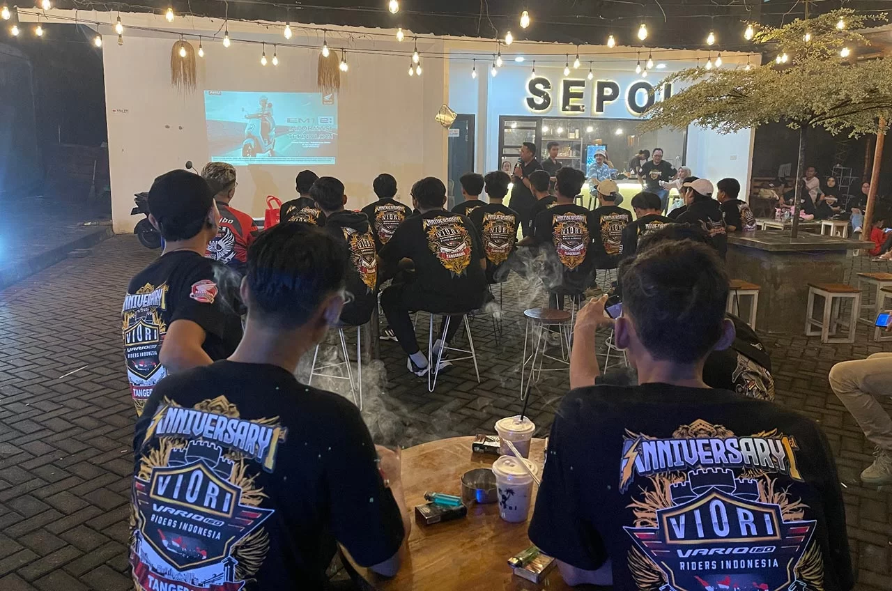 HUT Ke-1 VIORI Chapter Tangerang, WMS Dorong Komunitas Motor Jadi Pelopor #Cari_Aman Berkendara