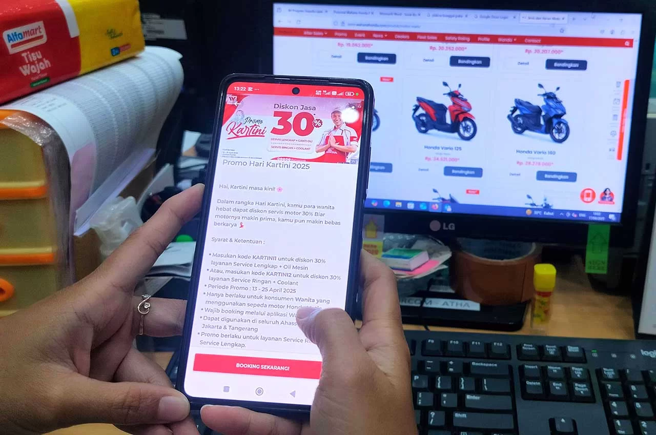 Khusus Pengguna Matic, Promo Spesial Hari Kartini: Diskon Jasa Servis Di AHASS Jakarta-Tangerang