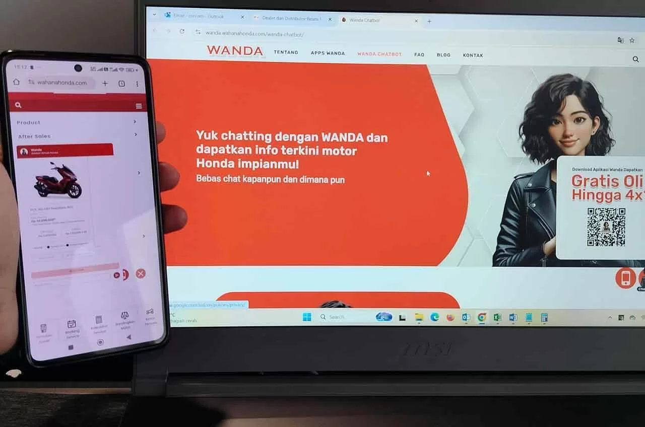 Tanpa Harus Ke Dealer, Simulasi & Beli Motor Honda Bisa Langsung Dari HP-mu Lewat WANDA Chatbot