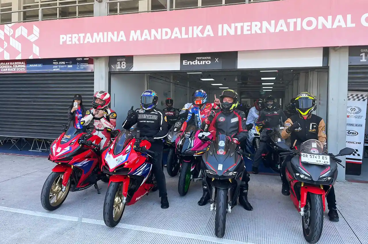 Honda Track Day Mandalika, Komunitas CBR Gathering Sambil Rasakan Kemegahan Sirkuit Balap