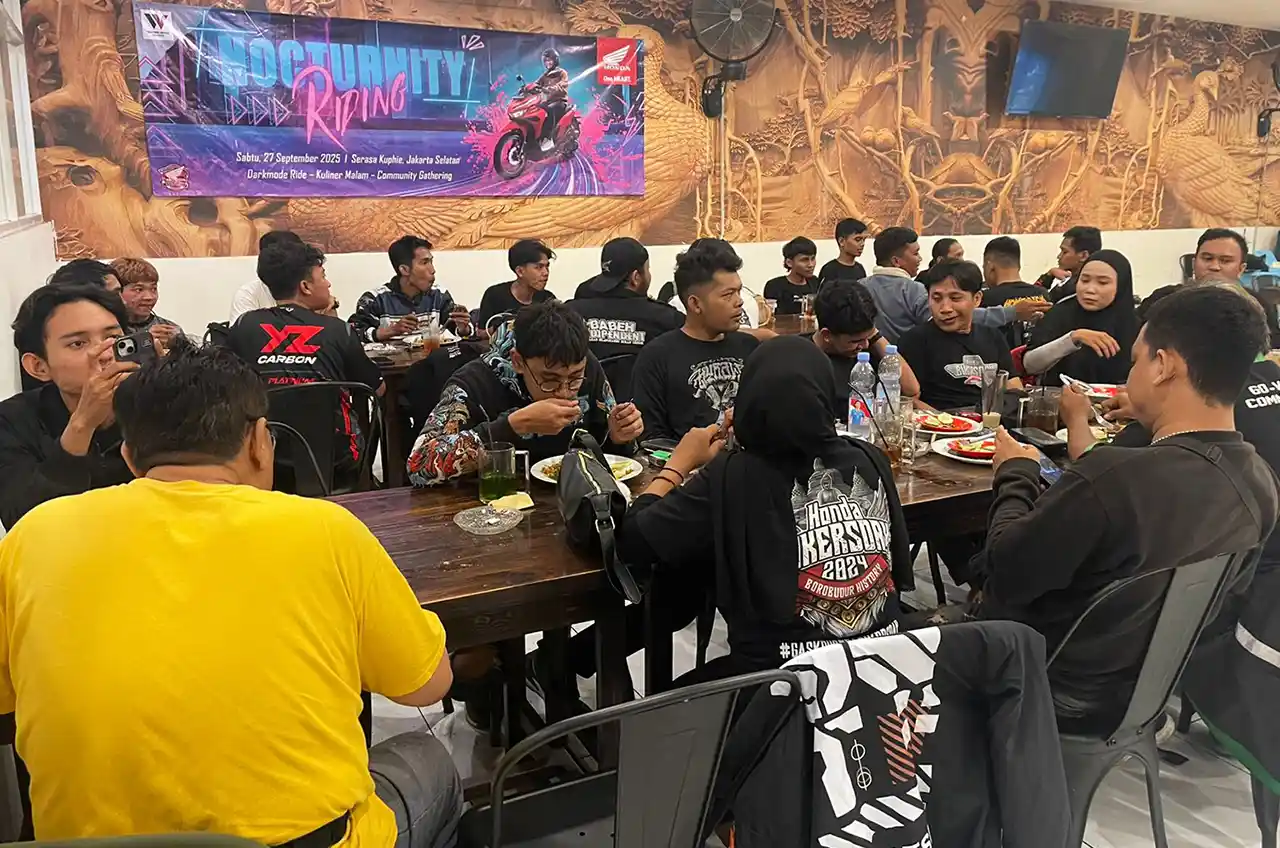 Wahana Ajak Komunitas Honda Vario Nocturnity Riding Dan Rolling City Bahas Modifikasi Malam Hari