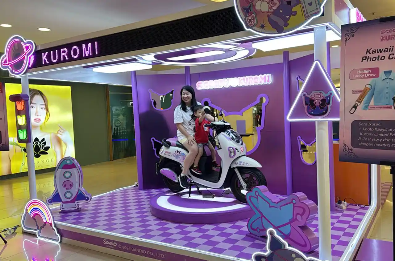 Honda Scoopy Kuromi Edisi Terbatas Tampil Trendi Di Sarinah Dan Central Park Jakarta
