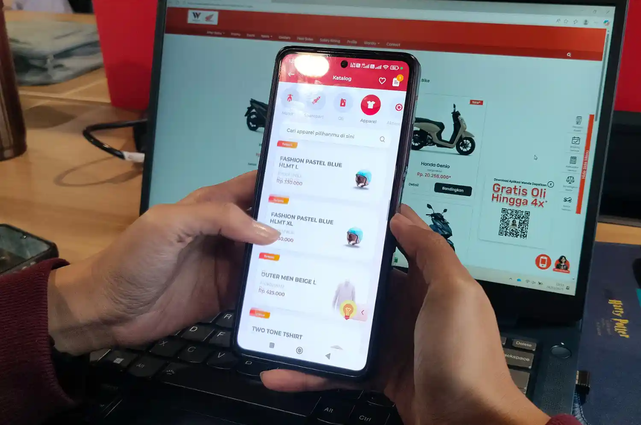 Untung Beli Di WANDA, Diskon 10% Sparepart, Aksesori, Dan Apparel Honda Tanpa Ribet
