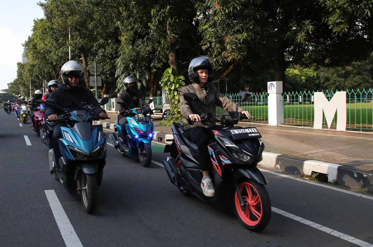 Komunitas Vario Jakarta Perkuat Eksistensi Lewat Riding Dan Aktivitas Positif