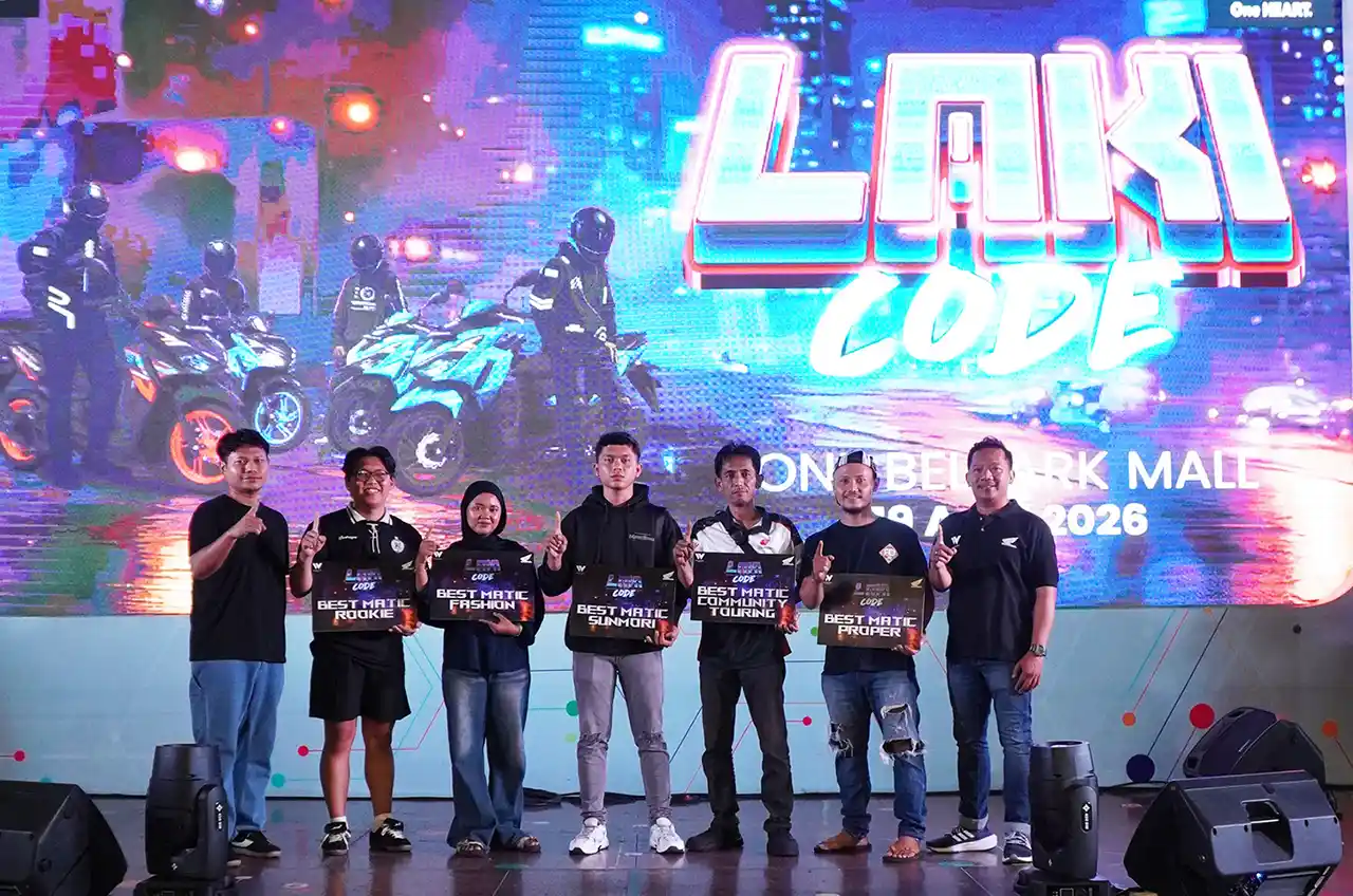 Honda Laki Code Hadirkan Kreativitas Modifikasi Dan Gaya Hidup Urban Di One Belpark Mall