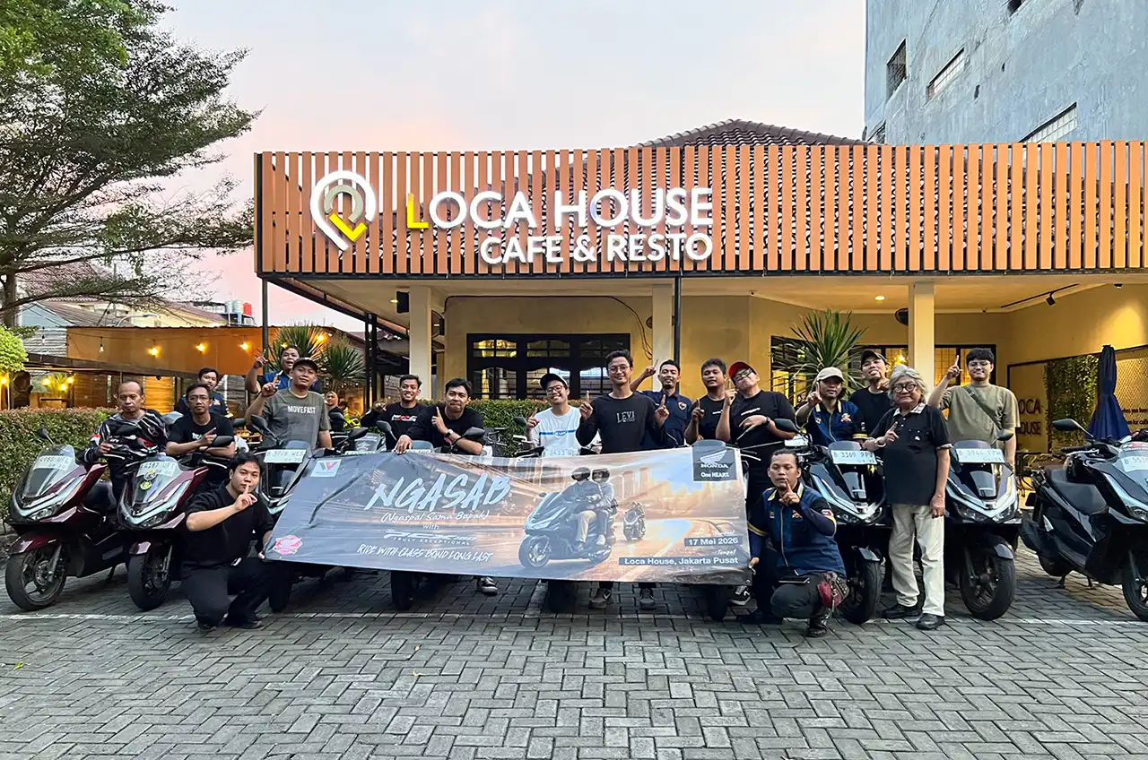 Ngaspal Sama Bapak (NGASAB), Nikmati Jakarta Sambil Kenal Fitur Dan Warna Baru Honda PCX160