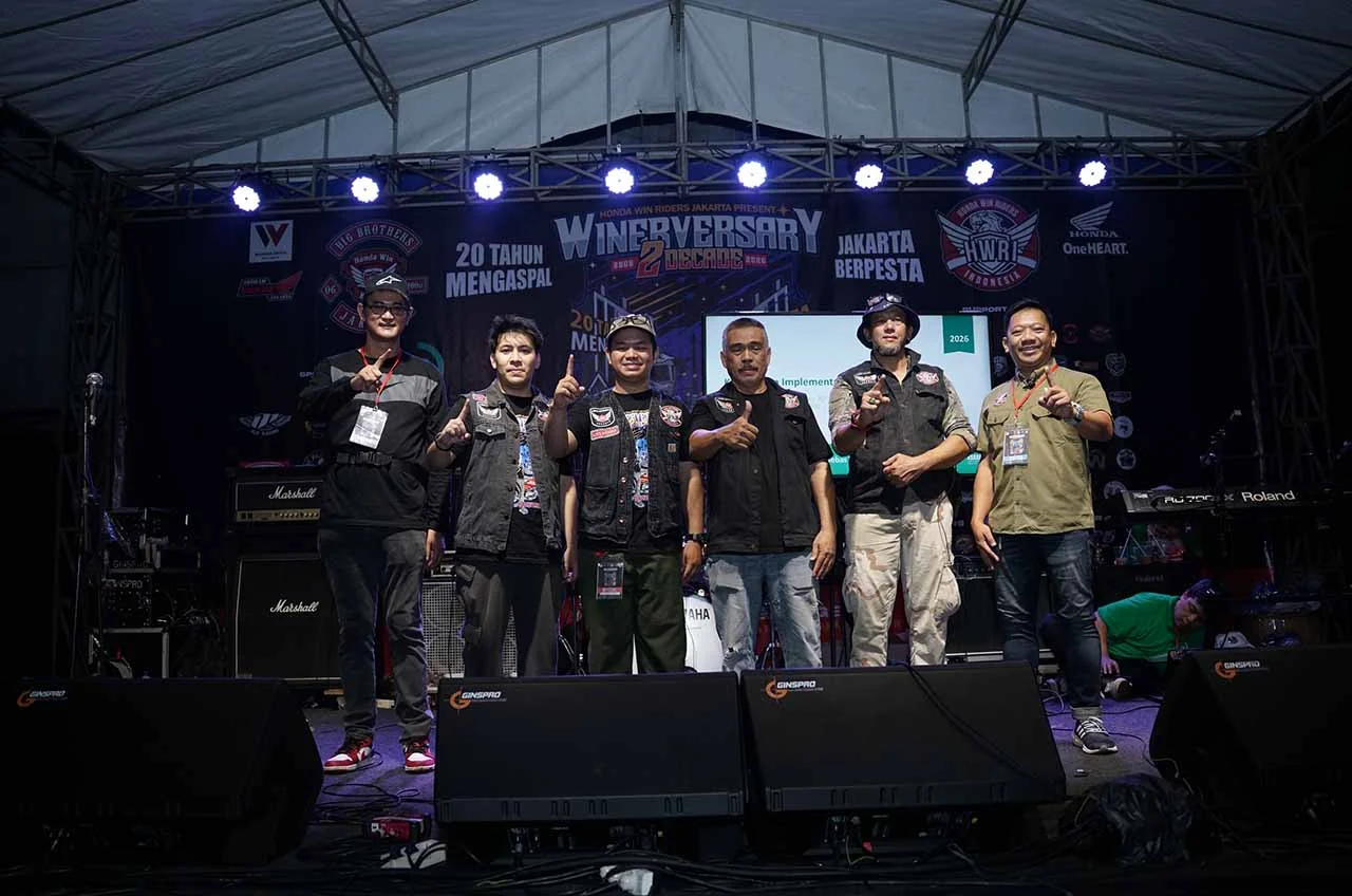 Meriah Dan Penuh Nostalgia, Honda Win Riders Jakarta Gelar Perayaan Dua Dekade ‘Winerversary’