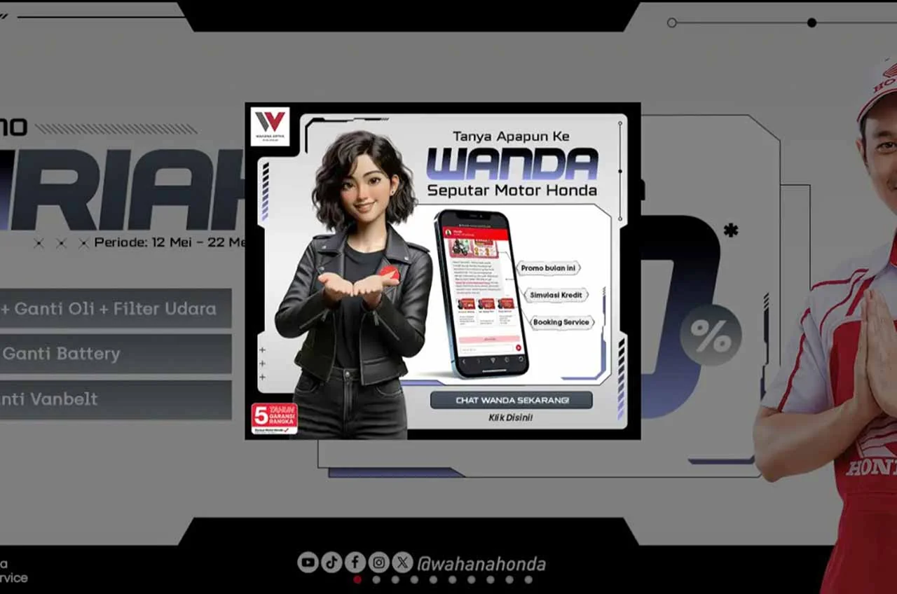 Dari Pagi Hingga Tengah Malam, Wanda Siap Jadi Asisten Digital Pemilik Sepeda Motor Honda