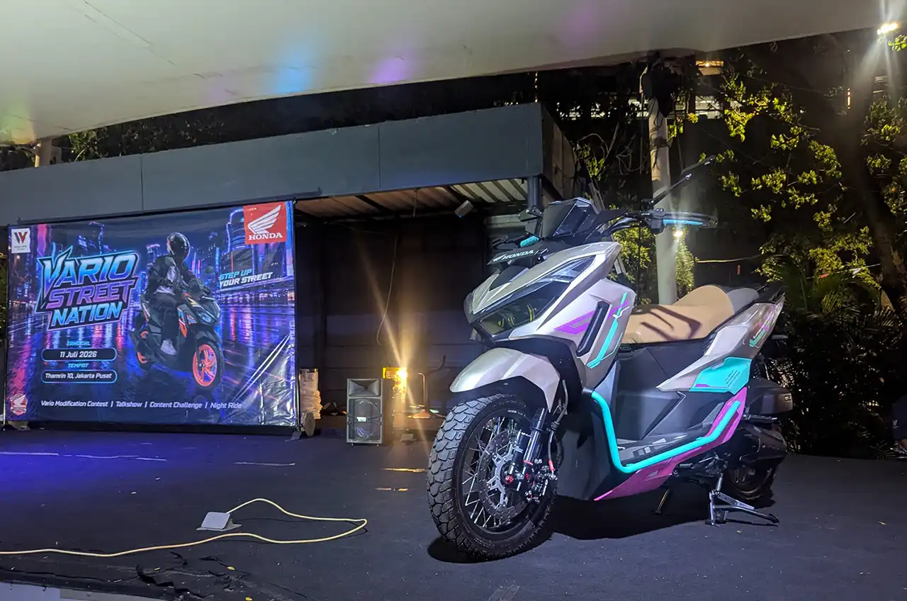 Night Ride Honda Vario Street Nation Satukan 150 Bikers, Vario Street 125 Jadi Sorotan