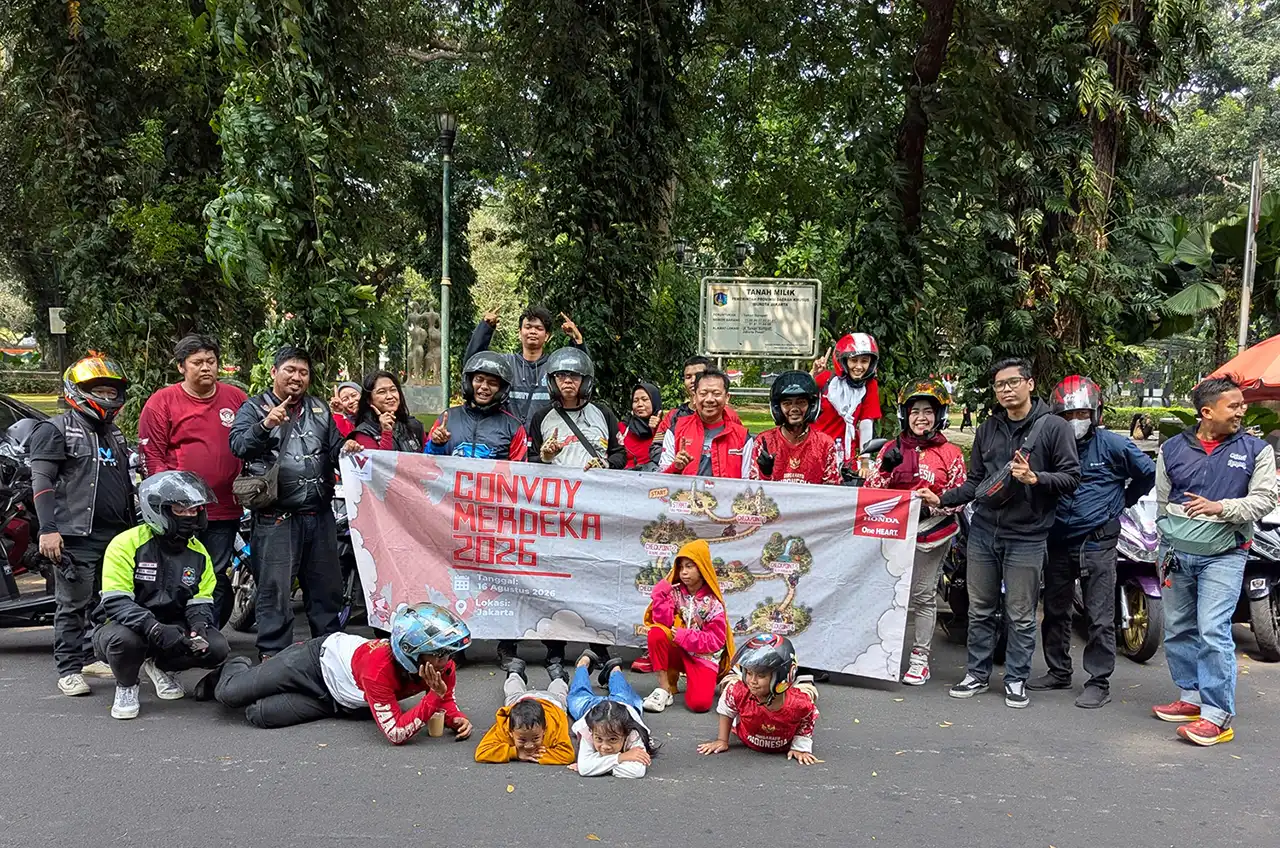 Honda Community Convoy Merdeka, Riding Bersama Sambil Mengenal Sejarah Jakarta