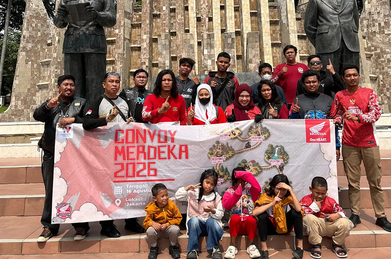 Honda Community Convoy Merdeka, Riding Bersama Sambil Mengenal Sejarah Jakarta