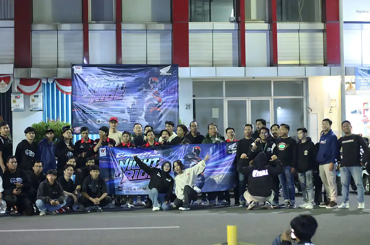 New Vario EVO 160 Night Ride ‘Leave It Behind’, WMS Ajak Komunitas Nikmati Serunya Riding Malam