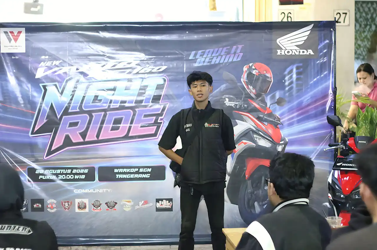 New Vario EVO 160 Night Ride ‘Leave It Behind’, WMS Ajak Komunitas Nikmati Serunya Riding Malam