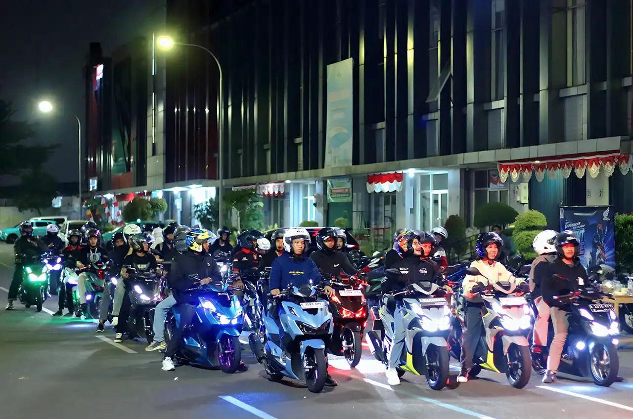 New Vario EVO 160 Night Ride ‘Leave It Behind’, WMS Ajak Komunitas Nikmati Serunya Riding Malam