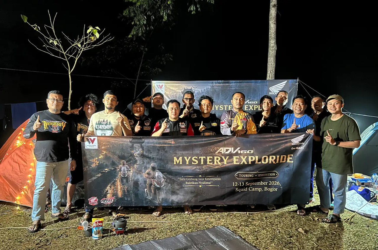 Honda ADV160 Jelajah Dua Alam, Eksplorasi Alam Dan Uji Nyali Bersama Komunitas