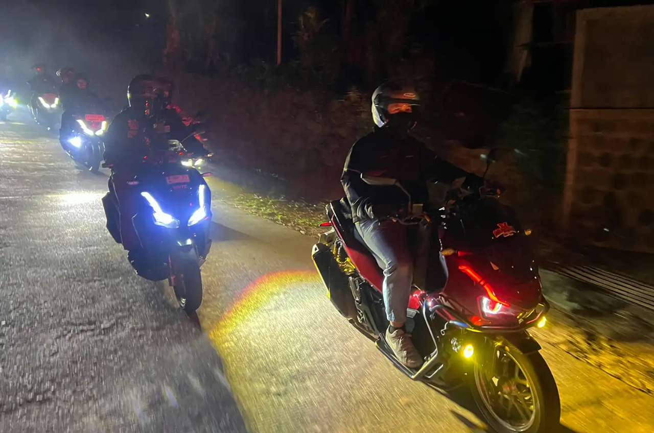 Honda ADV160 Jelajah Dua Alam, Eksplorasi Alam Dan Uji Nyali Bersama Komunitas