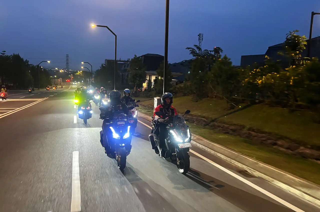 Honda ADV160 Jelajah Dua Alam, Eksplorasi Alam Dan Uji Nyali Bersama Komunitas