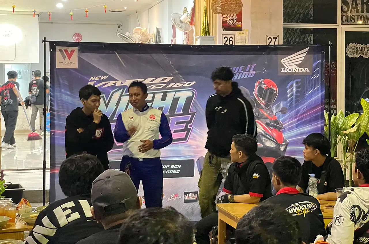 Ratusan Anggota Komunitas Honda Vario Perkuat Silaturahmi & Budaya Berkendara Aman Lewat Night Ride