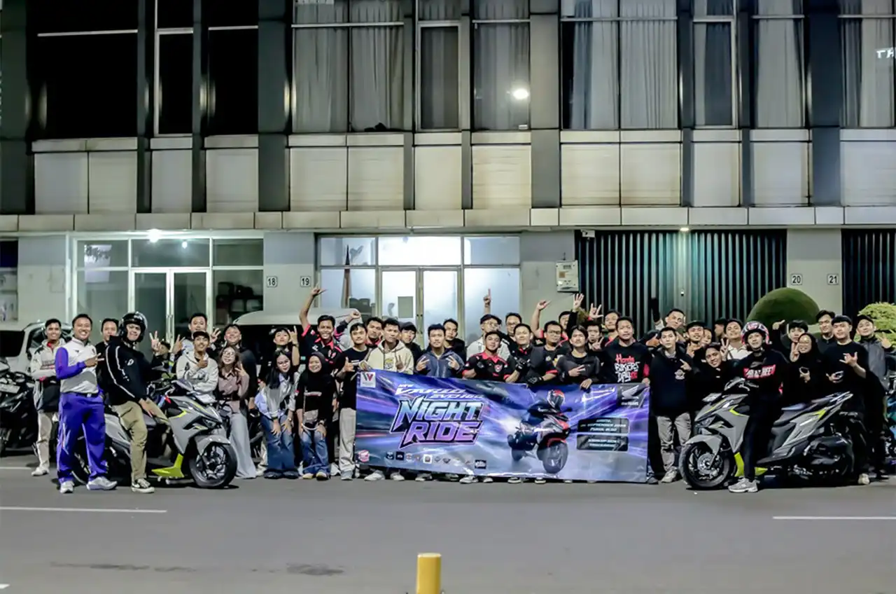 Ratusan Anggota Komunitas Honda Vario Perkuat Silaturahmi & Budaya Berkendara Aman Lewat Night Ride