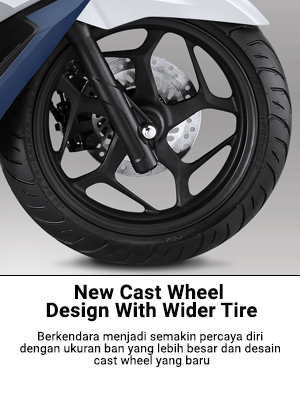 New Cast Wheel Design With Wider Tire