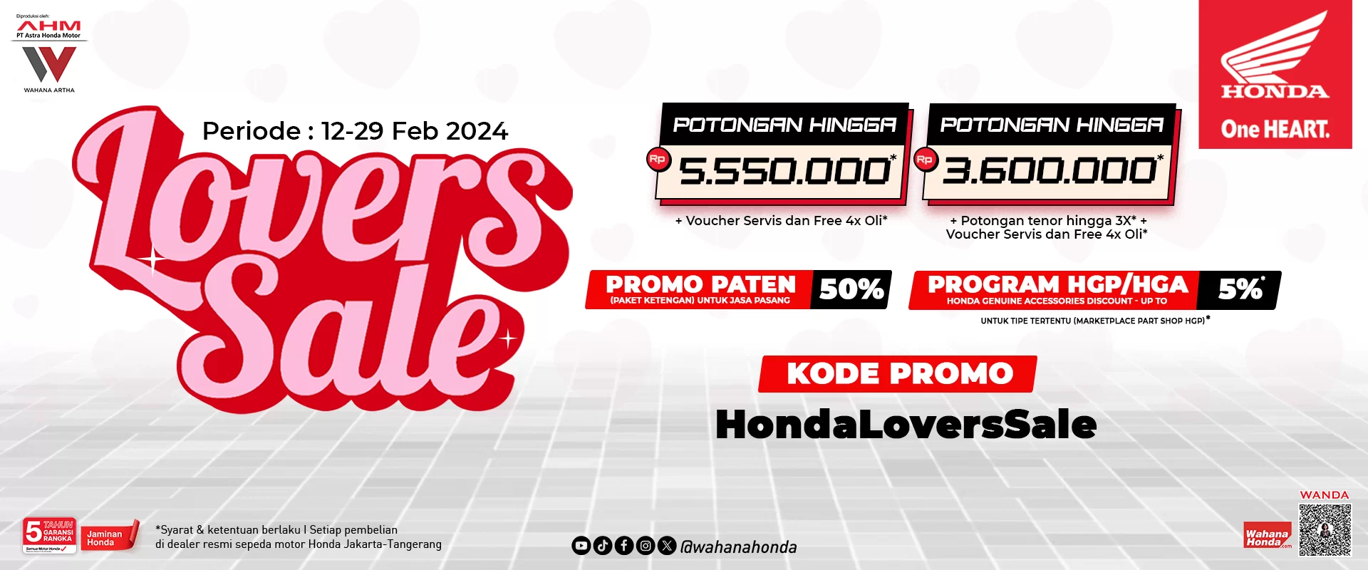 Wahana Honda Virtual Expo 12-29 Februari 2024