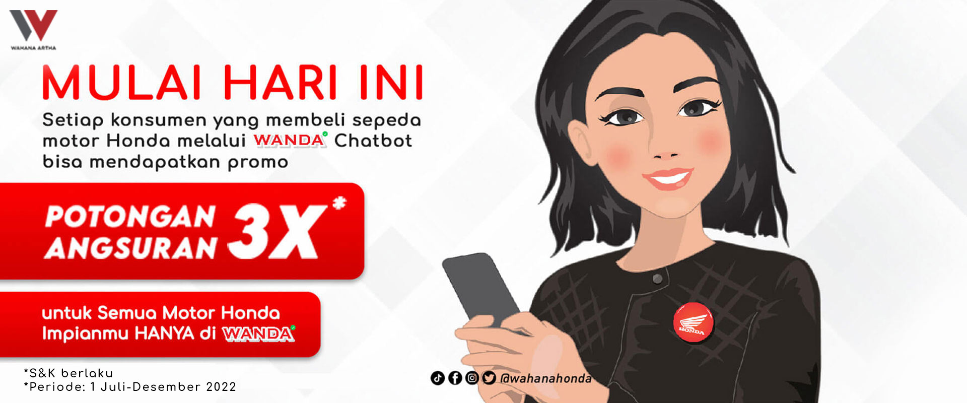Promo Chatbot Wanda Periode Agustus - Desember 2022