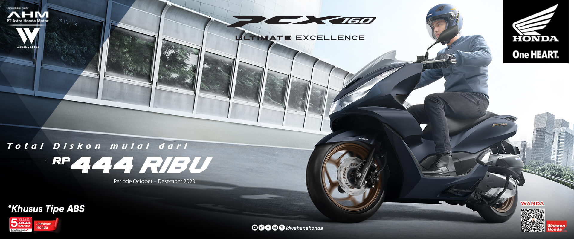 Promo Honda PCX Periode Oktober - Desember 2023