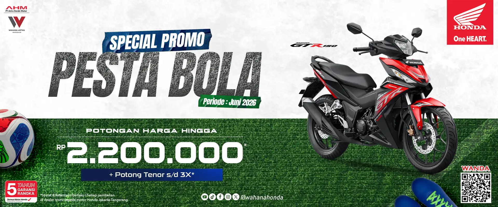 Honda Supra GTR 150 Periode Juni 2026