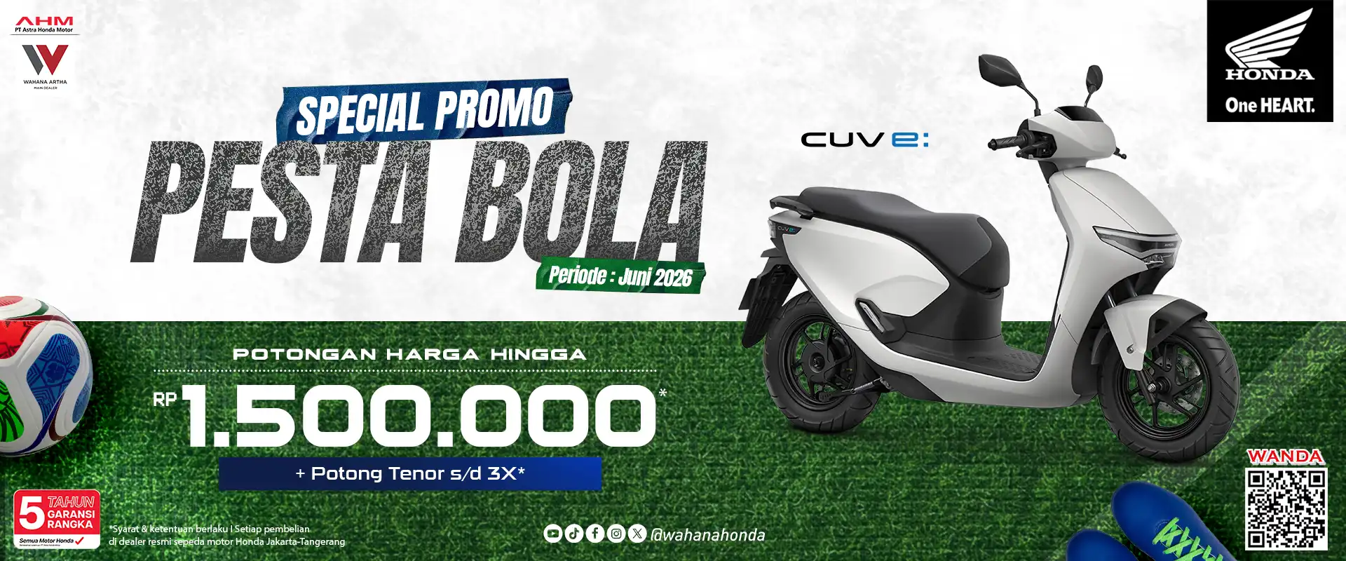 Honda CUV E: Periode Juni 2026